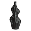 Wazon ceramiczny Alva czarny 25 cm