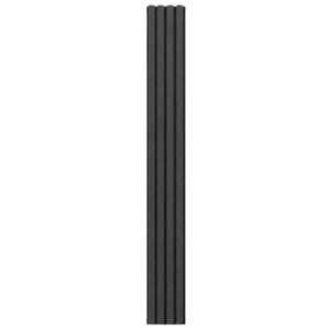 Kinsley – okładzina elewacyjna z lamelami z czarnego kompozytu 2900 x 219 x 29 mm