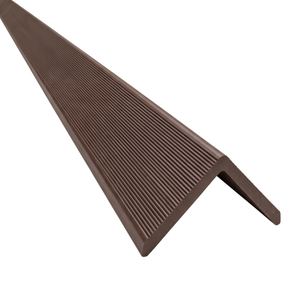 Kinsley – listwa górna/końcowa do okładziny elewacyjnej z kompozytu w kolorze brązowym, 2900 x 219 x 29 mm