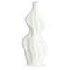 Wazon ceramiczny Alva biały 25 cm