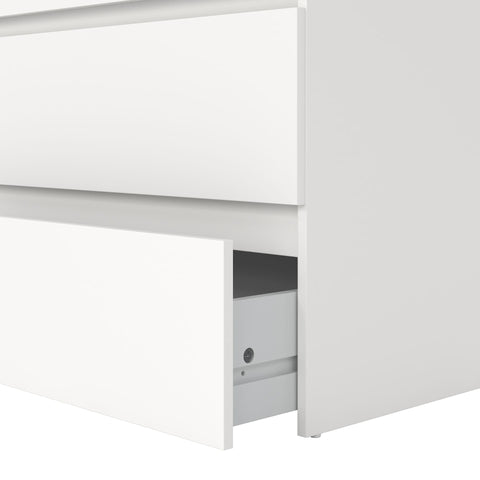 Maise Komoda wys:114 x szer:65 x gł:41 cm z 5 szufladami w kolorze białym