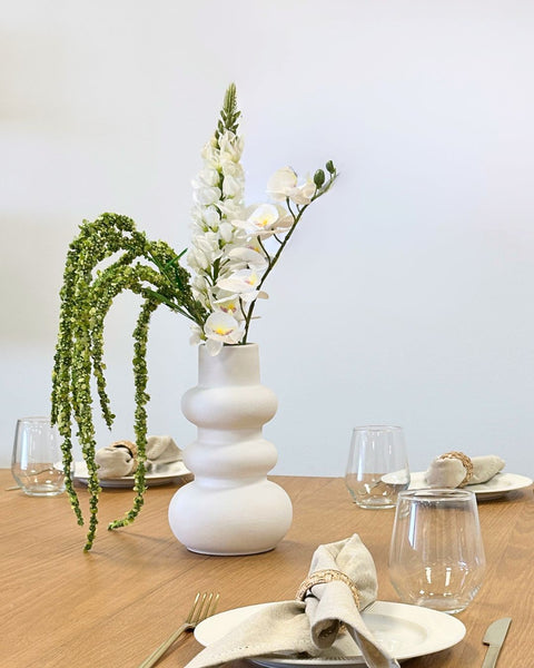 Wazon ceramiczny Billie biały 24 cm