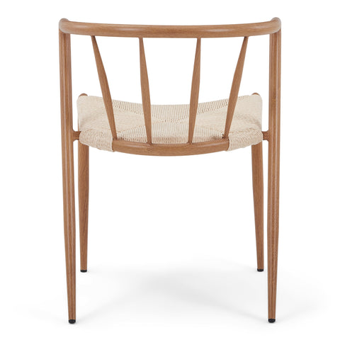 Bella Krzesło do jadalni - dębowe z wiklinowym siedziskiem