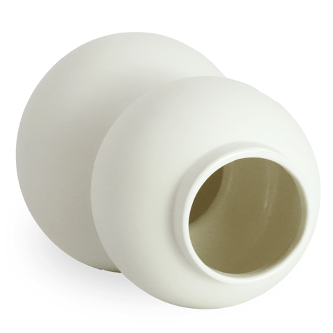 Wazon ceramiczny Becca bubble mould biały 21 cm
