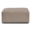 Pufa Emilia w kolorze piaskowym L: 79 X D: 79 X H: 39 cm