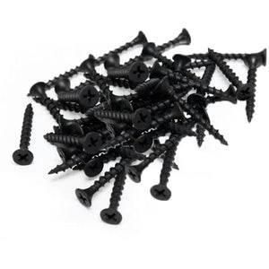 Wkręty montażowe/Wkręty do paneli akustycznych, czarne, 4,2x30 mm, 50 szt.