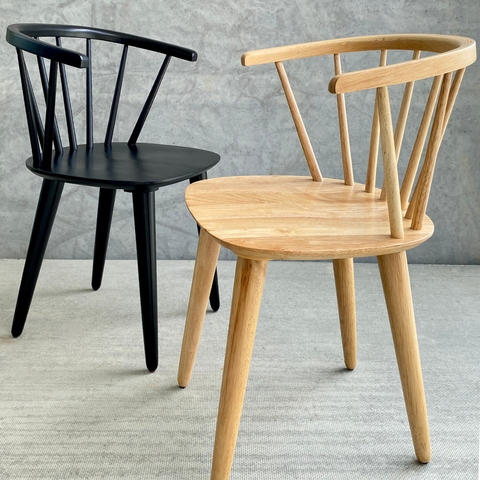 Krzesło do jadalni Martha o dębowym wyglądzie