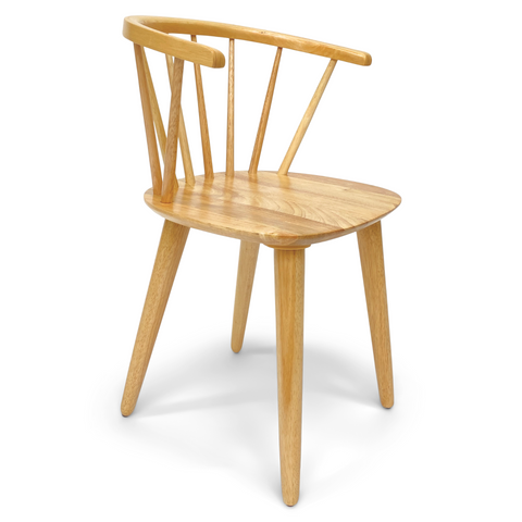 Krzesło do jadalni Martha o dębowym wyglądzie