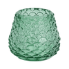 Naja szklana podstawka na tealight zielona 7 cm