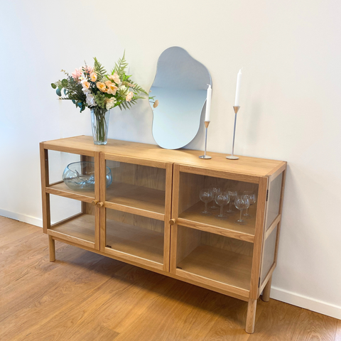 Organiczne lustro Felicia bez ramy 60 x 39 cm