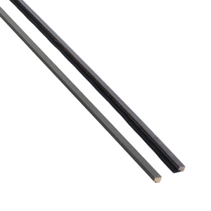 Listwy wykończeniowe do paneli akustycznych z czarnej forniru dębowego 3000 x 45 x 18 mm – prawa i lewa