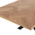 Stół jadalniany Calvin z wzorem rybiego ości w dębie - 150 x 90 cm